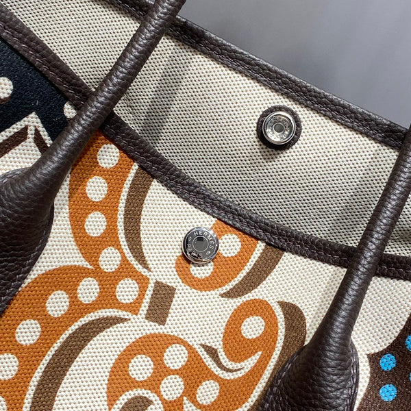 HM Garden Party 36 Multicolor Canvas and Negonda Calfskin 243408