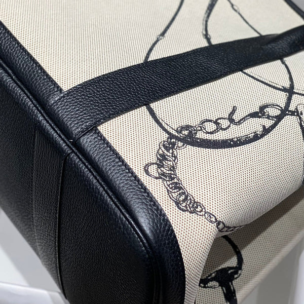 HM Garden Party 36 Multicolor Canvas e Pelle di Vitello Negonda 243404