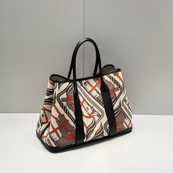 HM Garden Party 36 Multicolor Canvas e Pelle di vitello Negonda 243402