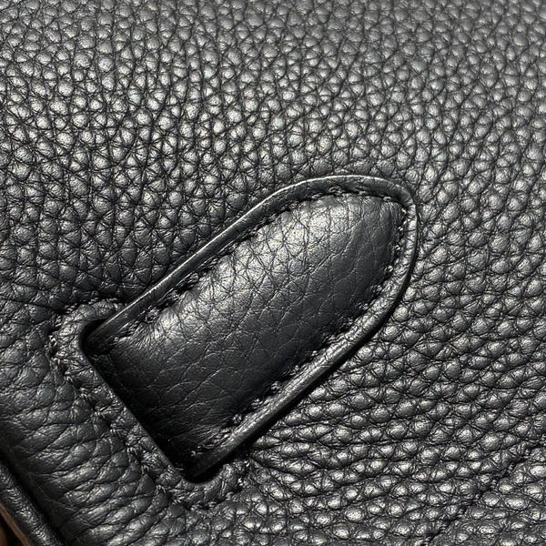 HM Shoulder Birkin 42 Black Cowhide with Gold Hardware 237640