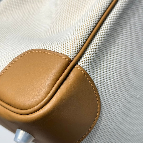 HM Birkin 30 Milkshake White mix Medium Canvas with Swift Leather Silver Hardware 237304