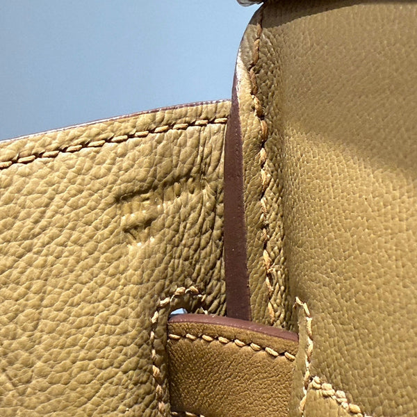 HM Birkin 30 Milkshake White mix Medium Canvas with Swift Leather Silver Hardware 237304