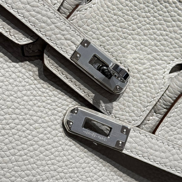 HM Birkin 35cm Pearl Grey Togo Leather Silver Hardware