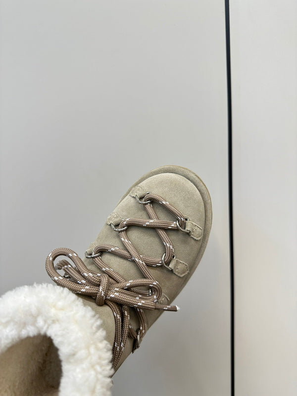 Miu Ankle Boots Khaki Suede