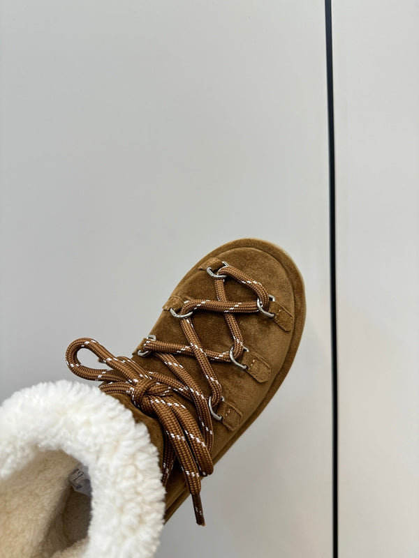 Miu Ankle Boots Brown Coffee Milk Suede