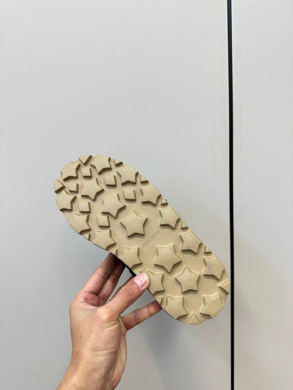 Miu Ankle Boots Black Suede