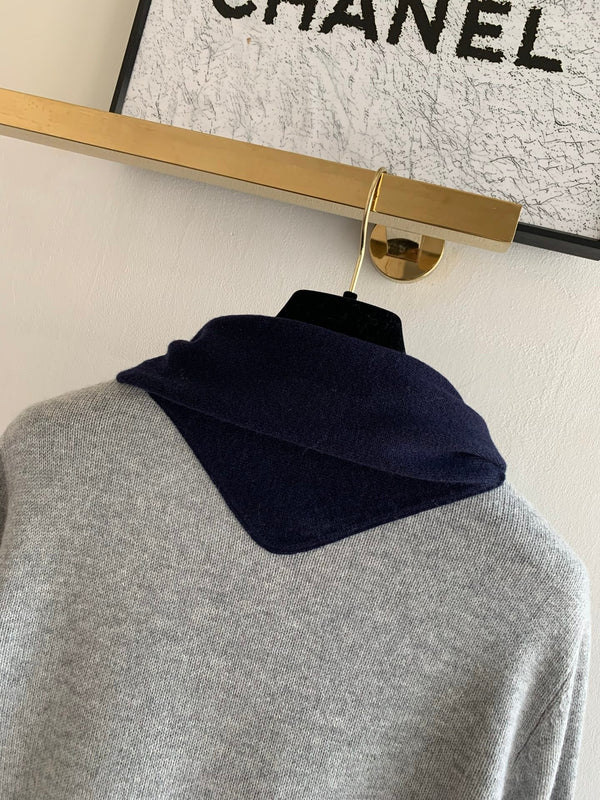 CD 26K Knit Sweater Round Neck Scarf Cashmere 437841
