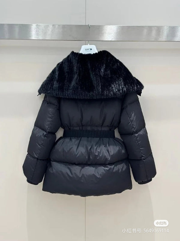 Moncler 25 Brasseurs Short Jacket Black Polyester 291396