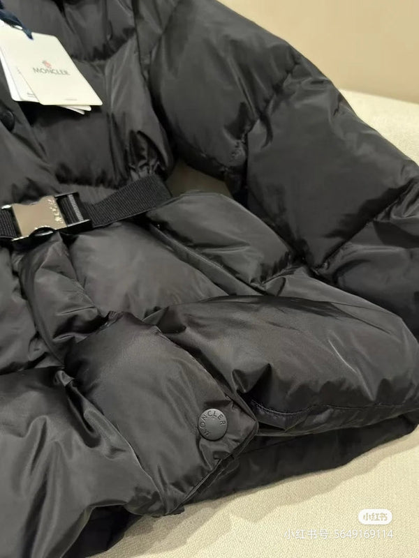 Moncler 25 Brasseurs Short Jacket Black Polyester 291396