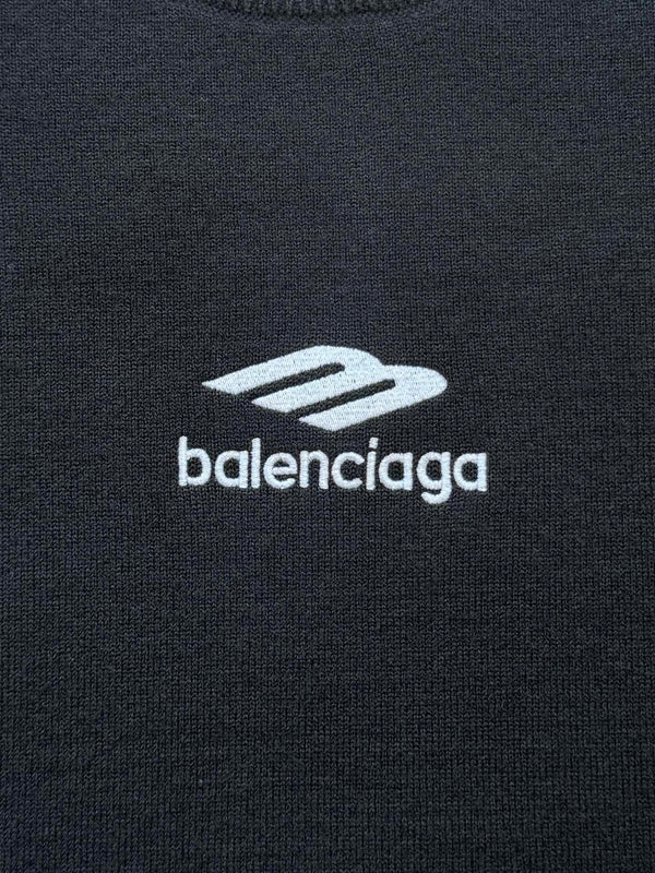 Maglione Balenciaga 25 in lana nera 0017