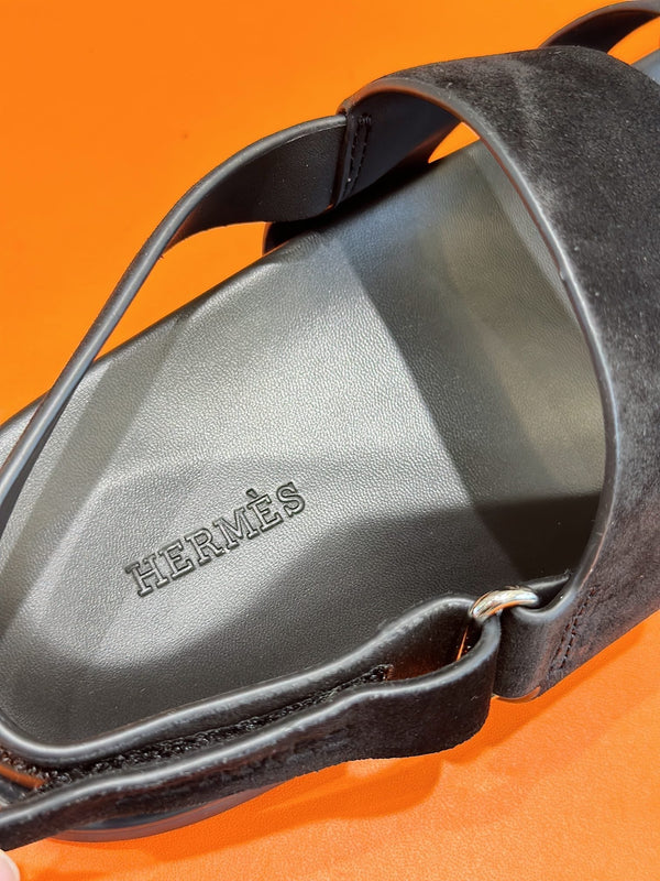 HM GENIUS SANDAL BLACK SUEDE