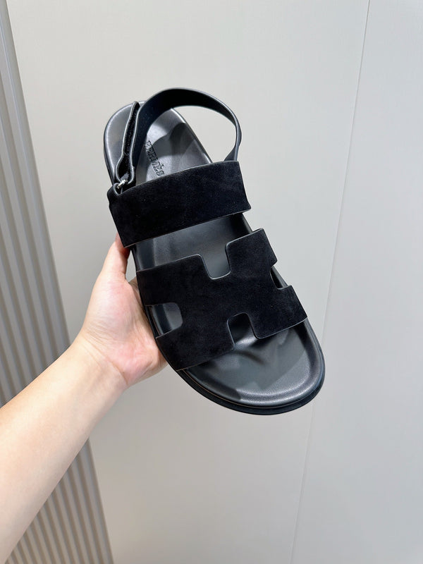 HM GENIUS SANDAL BLACK SUEDE