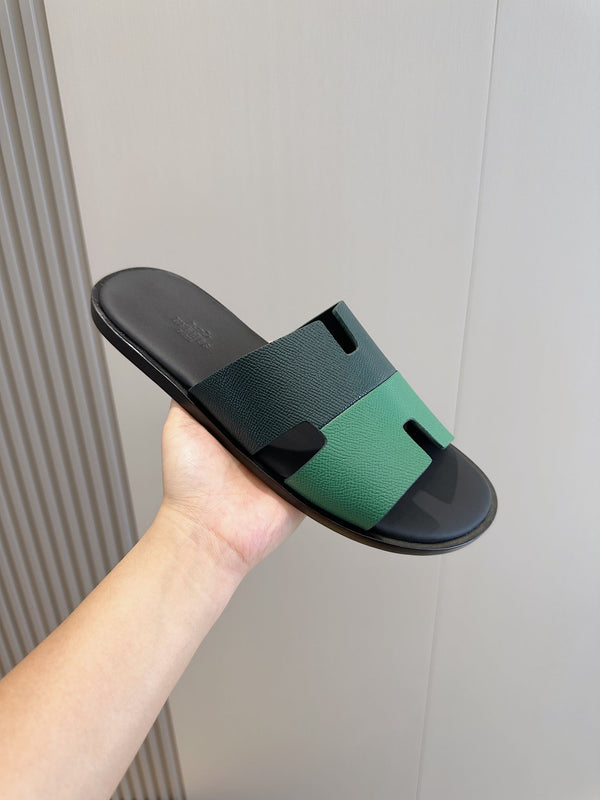 HM IZMIR SANDAL DENIM AND OCEAN CALFSKIN