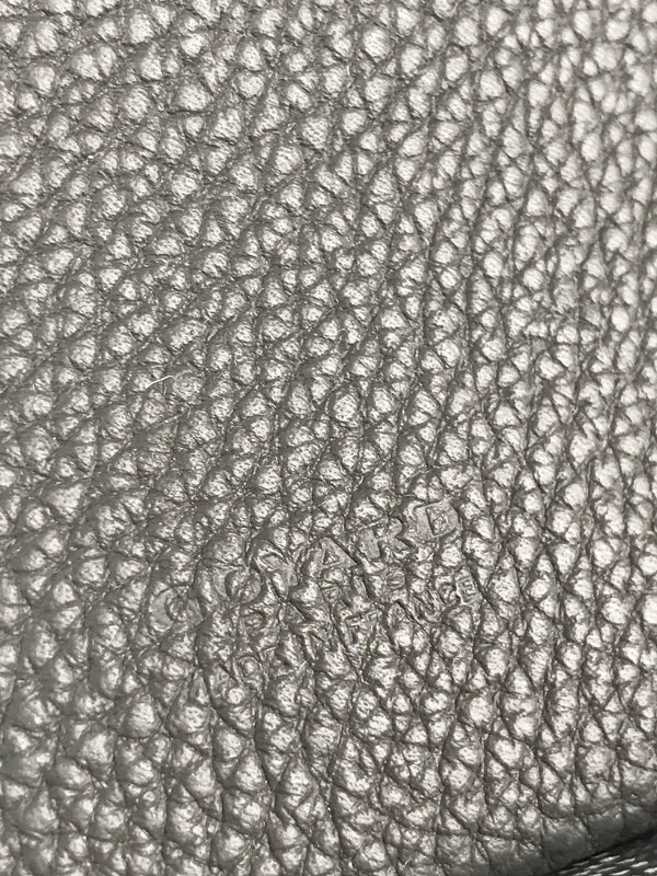 GRAND BLEU 16 IN TELA GOYARDINE GRIGIA E PELLE DI AGNELLO