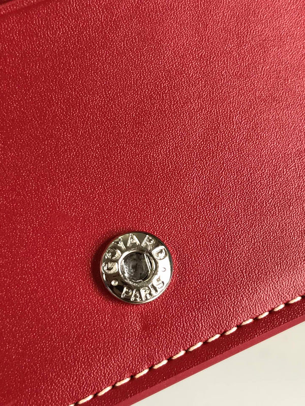 PORTAFOGLIO RICHELIEU 19 IN TELA GOYARDINE ROSSA CLASSICA