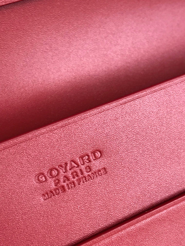 PORTAFOGLIO RICHELIEU 19 IN TELA GOYARDINE ROSSA CLASSICA