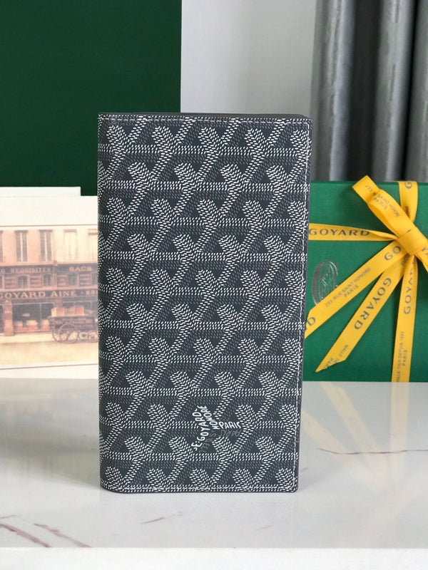 PORTAFOGLIO RICHELIEU 19 IN TELA GOYARDINE GRIGIA