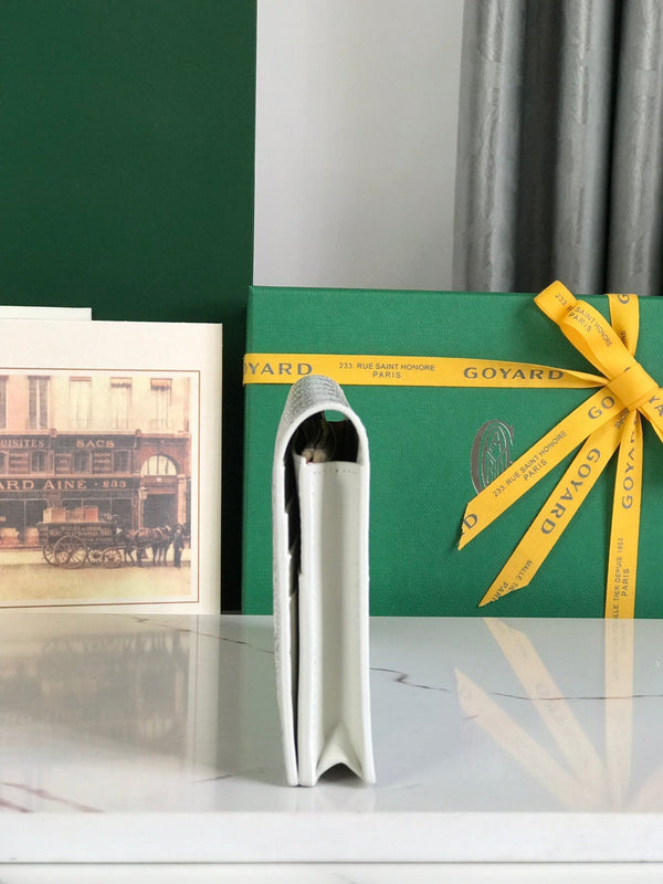 PORTAFOGLIO RICHELIEU 19 IN TELA GOYARDINE BIANCA