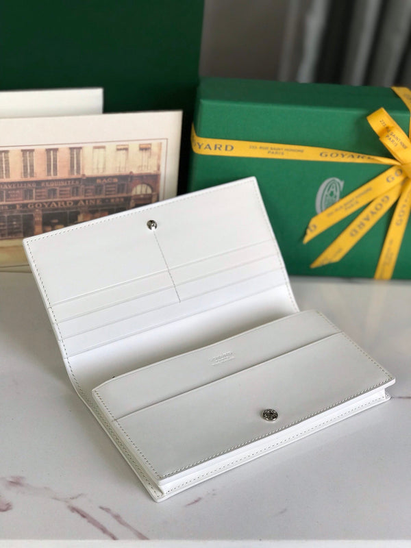 PORTAFOGLIO RICHELIEU 19 IN TELA GOYARDINE BIANCA