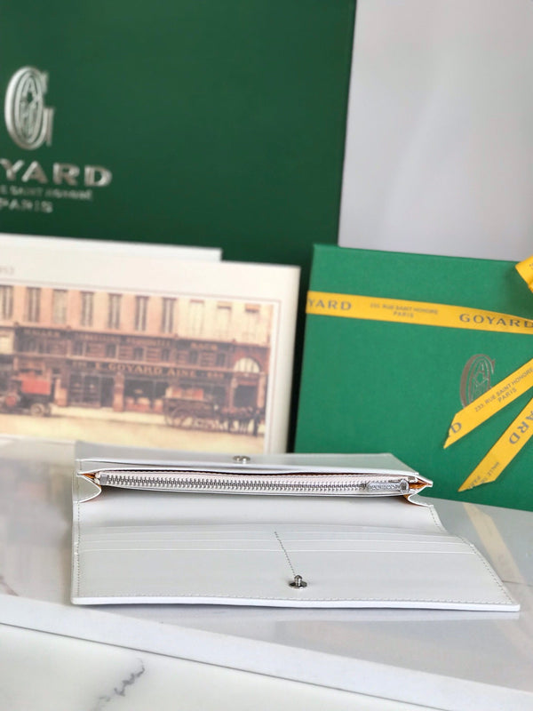 PORTAFOGLIO RICHELIEU 19 IN TELA GOYARDINE BIANCA