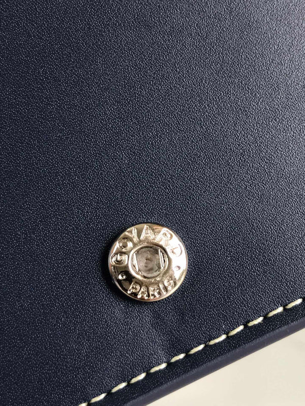 PORTAFOGLIO RICHELIEU 19 IN TELA GOYARDINE BLU MARINO