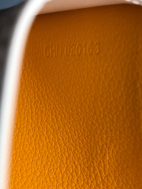 Goyard Victoire Wallet 11cm White Canvas & Cafskin