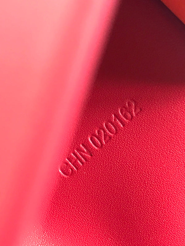 Goyard Grenelle Passport Cover 10cm Red Canvas & Cafskin