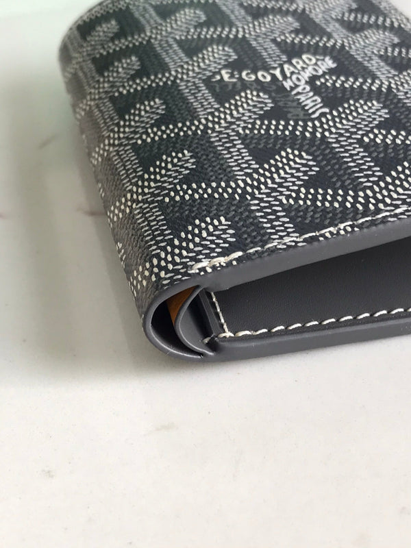 Goyard Saint-Pierre Card Wallet 11cm Grey Canvas