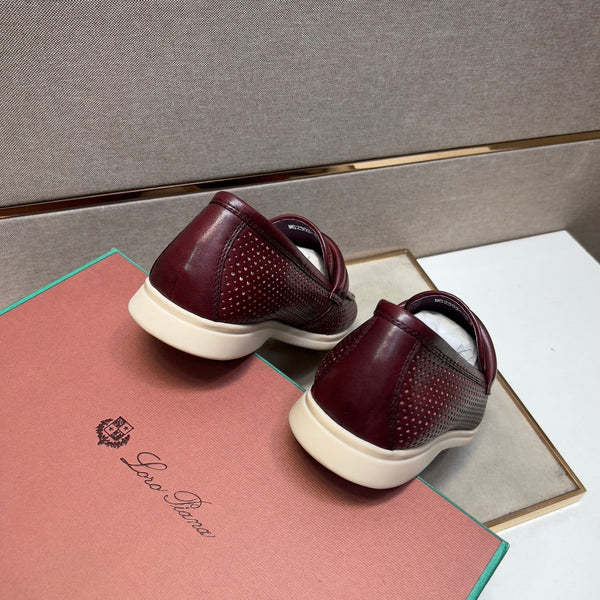 MOCASSINI TRAFORATI LP IN PELLE DI VITELLO JAM