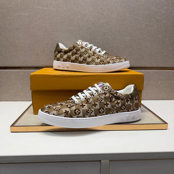 LV TRAINER PEANUT BROWN DAMIER BREATHABLE FABRIC