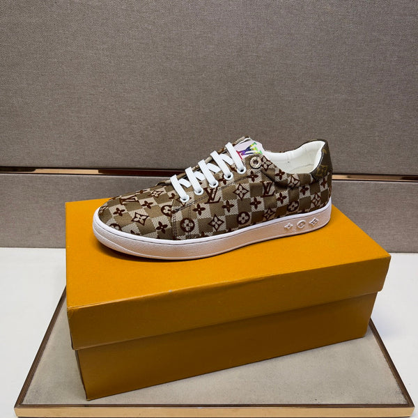 LV TRAINER PEANUT BROWN DAMIER BREATHABLE FABRIC