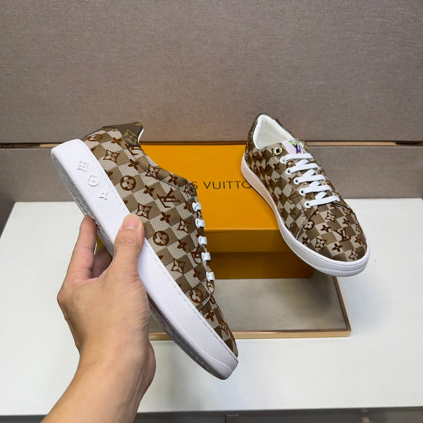 LV TRAINER PEANUT BROWN DAMIER BREATHABLE FABRIC