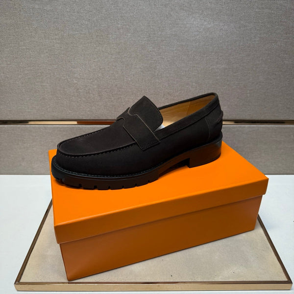 HM Men's 25 Klement Loafer Navy Blue Suede 701603