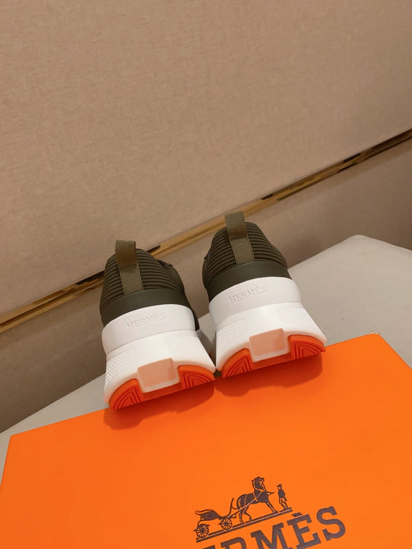 HM BOUNCING SNEAKER OLIVE WEAVE