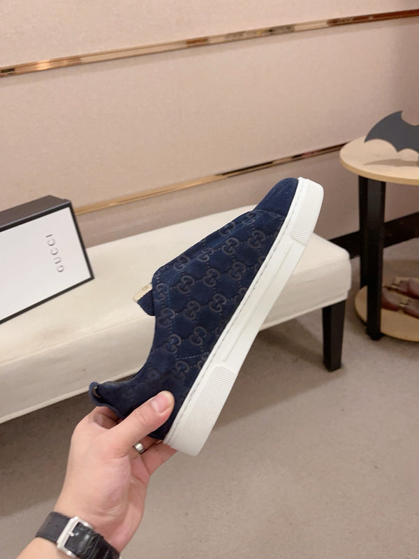 GG Men's Sneaker Blue Suede 448477