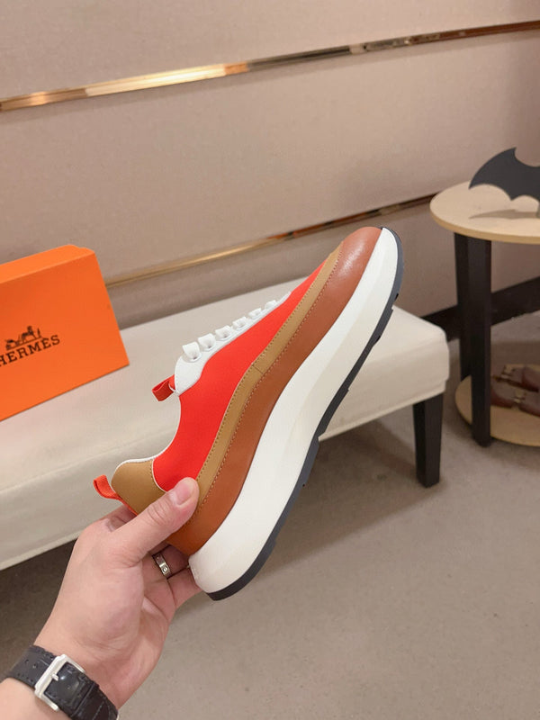 HM Men's Gramme Sneaker Red Cowhide 539680