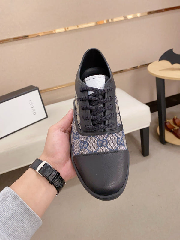 GG Men's Supreme Sneaker Cowhide Printed Fabric 543661