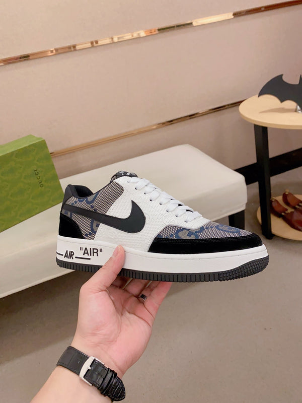 GG x Nike Men's Sneaker Multicolor Cowhide Fabric 573333