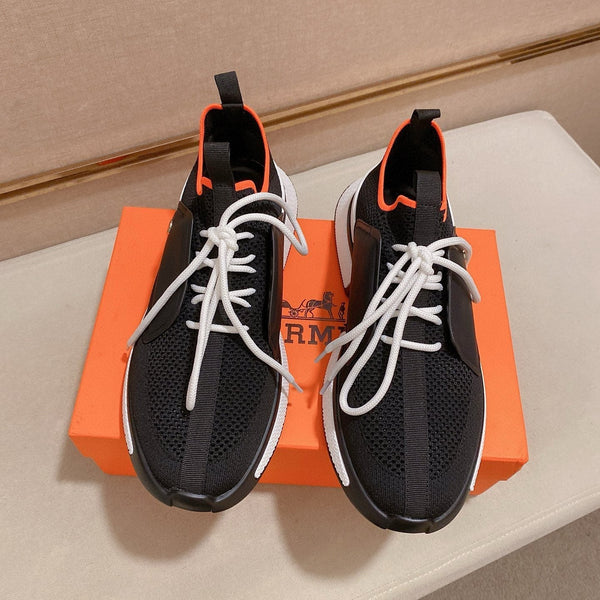 Sneaker HM Expert da uomo in Flyknit nero con pelle