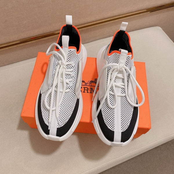 Sneaker HM Expert da uomo in Flyknit bianco con pelle 573339