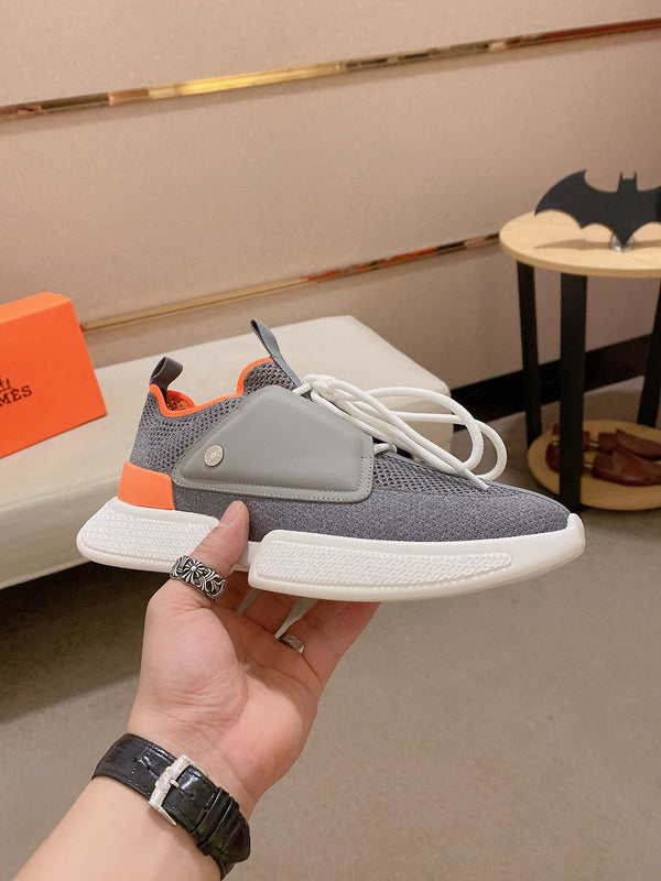 HM Men's Expert Sneaker Grey Flyknit With Leather 573341