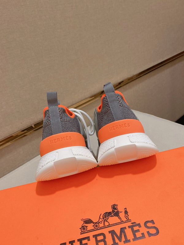 HM Men's Expert Sneaker Grey Flyknit With Leather 573341