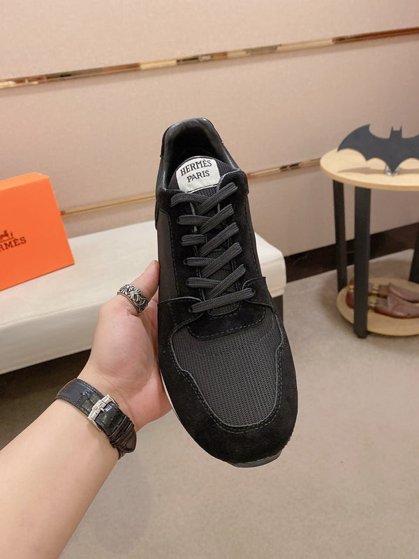 HM Men's Escape Sneaker Black Suede 583100