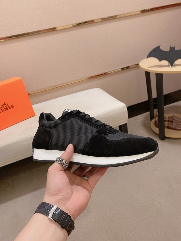 HM Men's Escape Sneaker Black Suede 583100