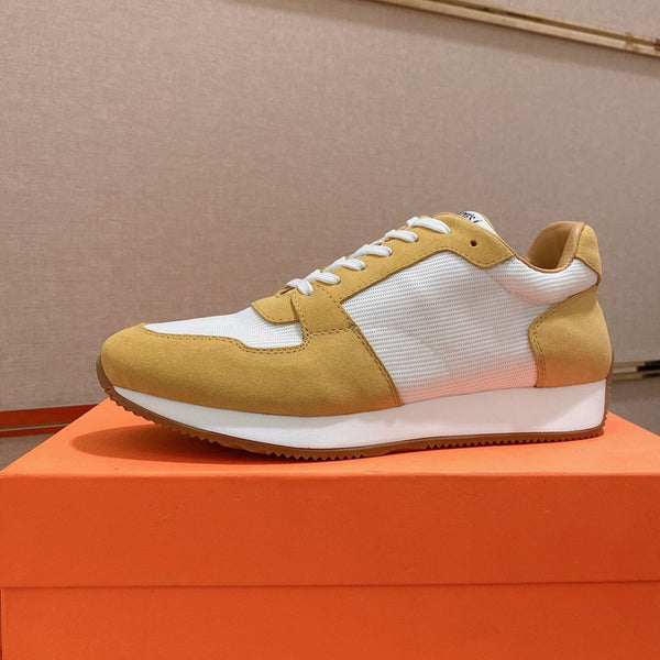 Sneaker da uomo HM Escape in pelle scamosciata ambrata 583102