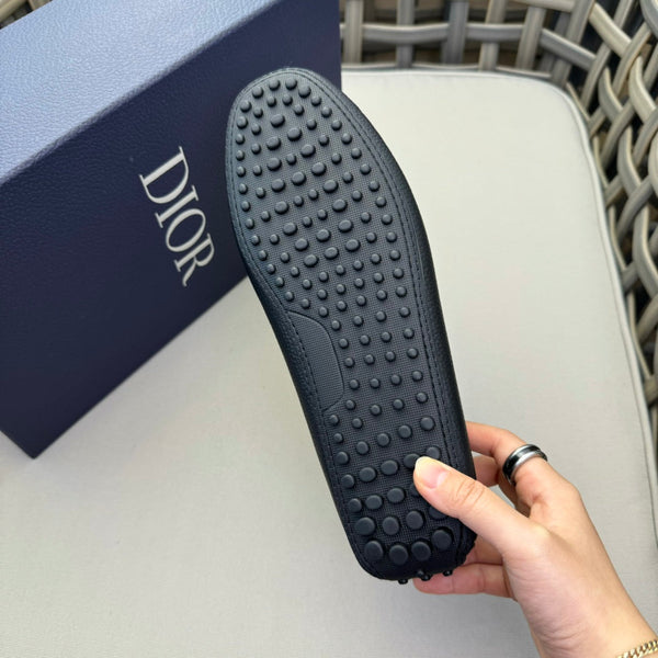 CD CODE LOAFER BLACK GRAINED CALFSKIN