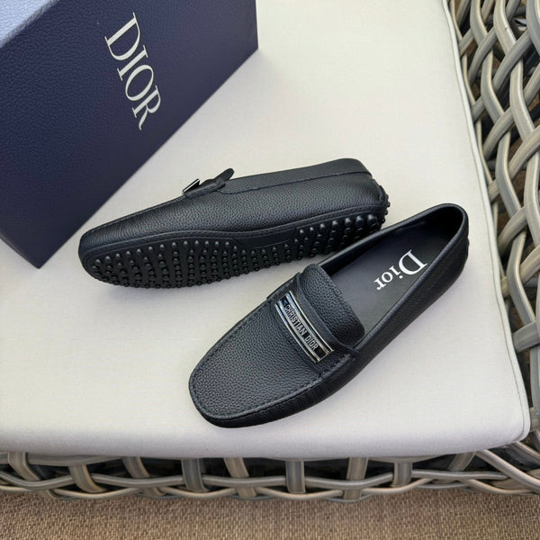 CD CODE LOAFER BLACK GRAINED CALFSKIN
