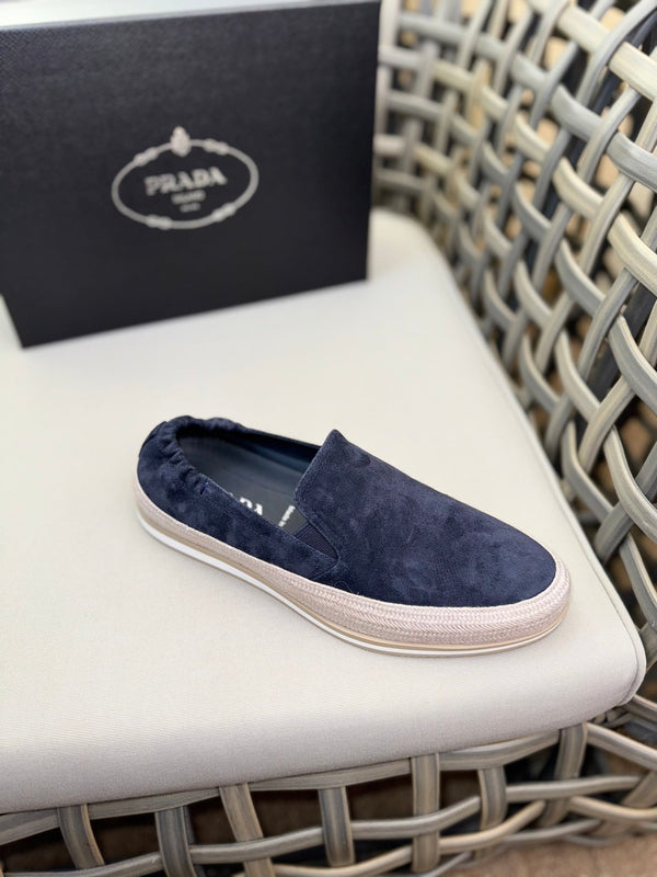 PRA LOAFER IN CERULEAN BLUE SUEDE