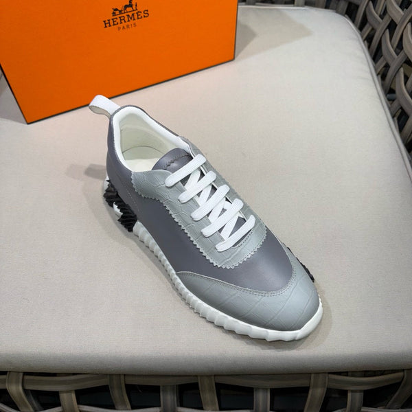 HM Men's Bouncing Sneaker Grey Calfskin