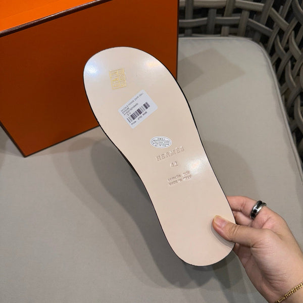 HM Men's Izmir Slide Black Cowhide 540346